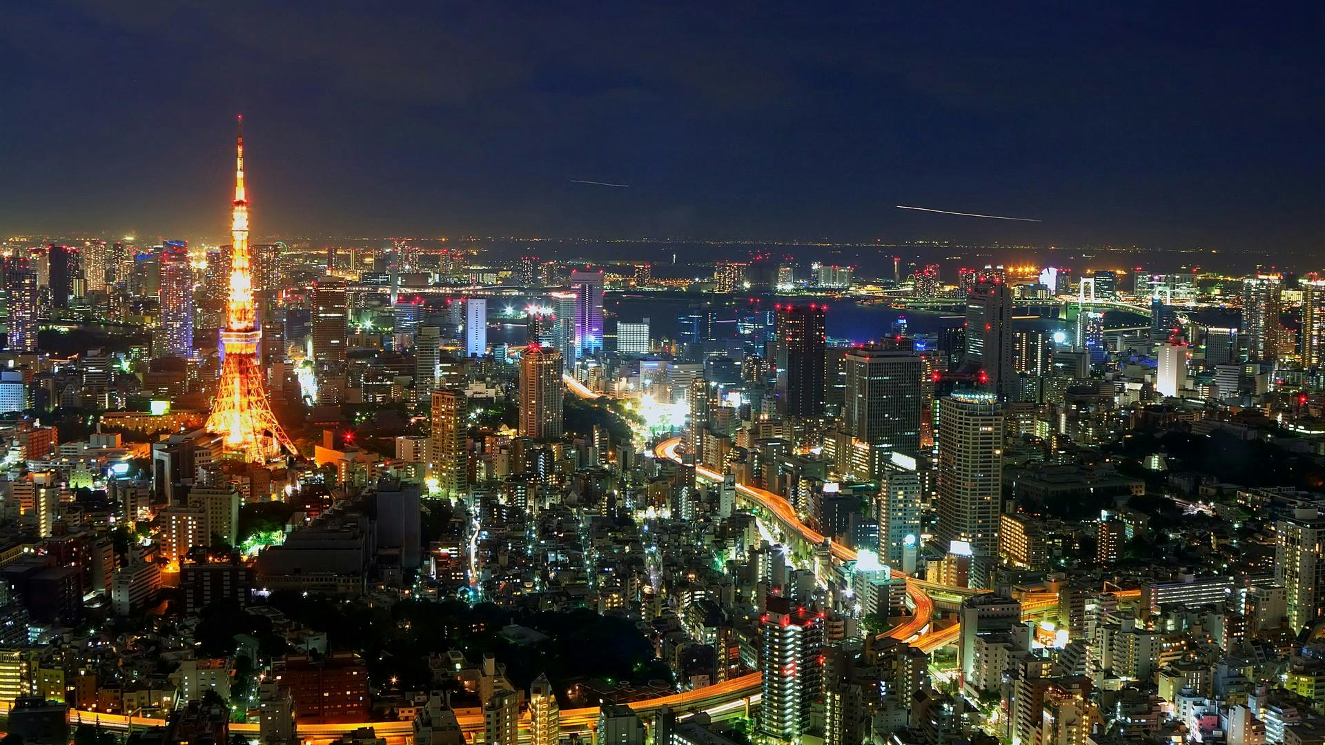 tokyo skyline at night - tokyo-skyline-at-night