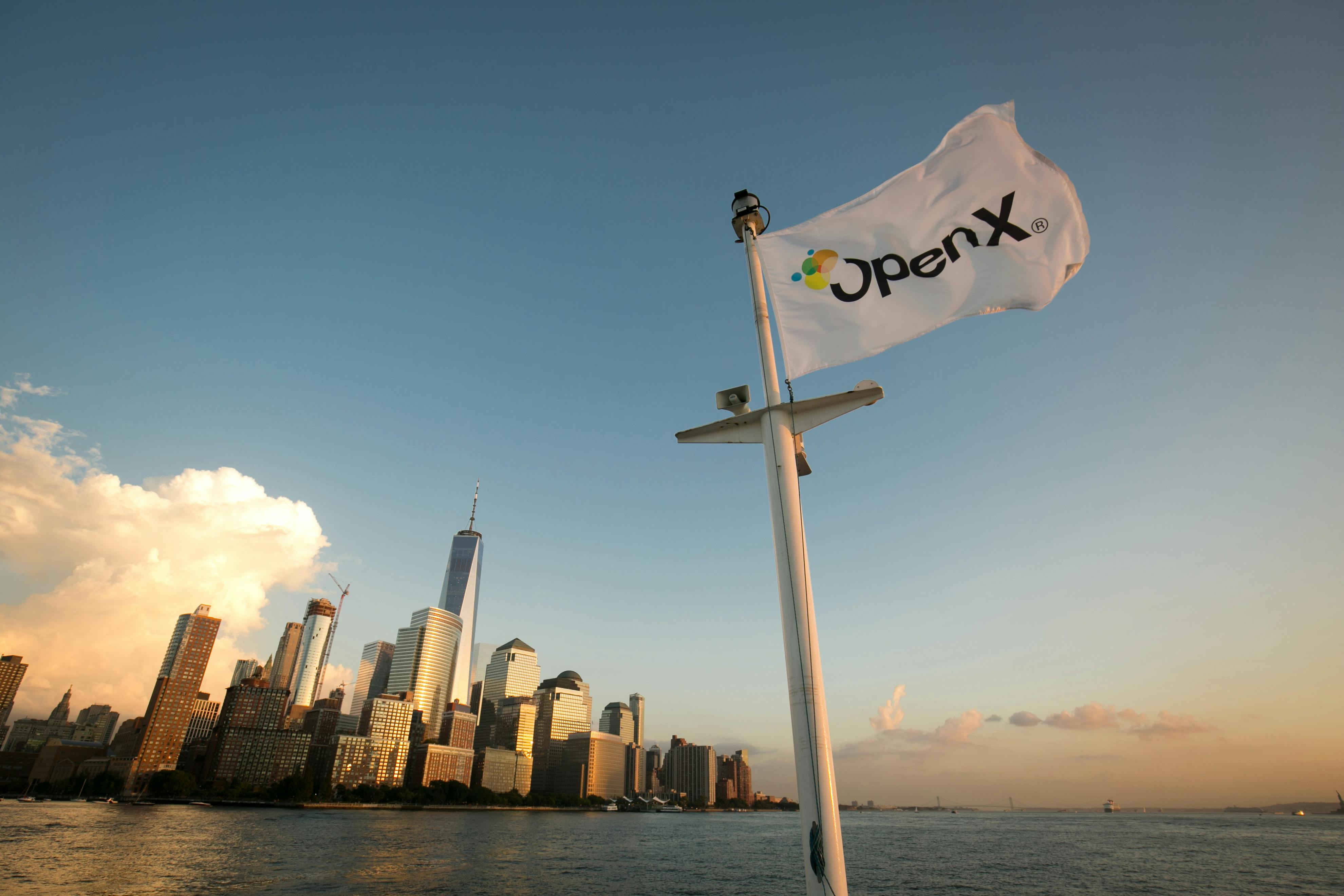 OpenX Flag in Wind - 2017 OpenX Advertising Week